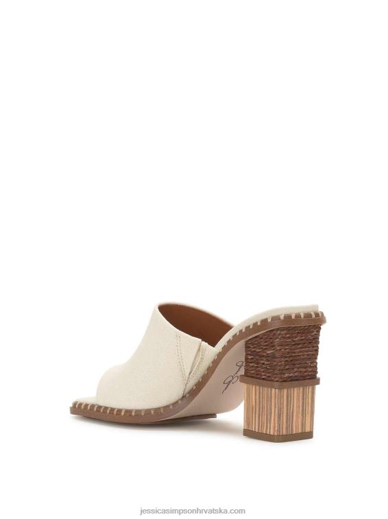 lendrila mule s visokom petom u prirodnoj boji Jessica Simpson PZR6D287