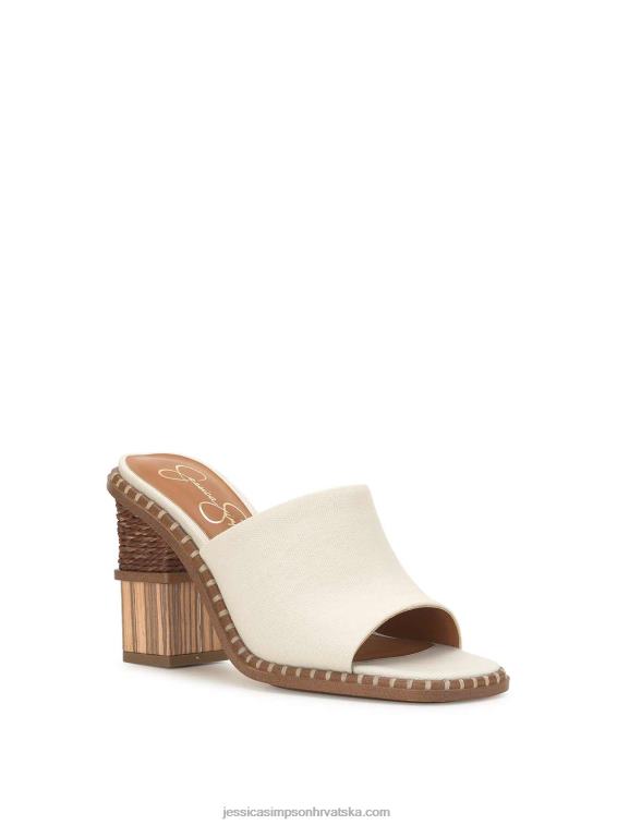 lendrila mule s visokom petom u prirodnoj boji Jessica Simpson PZR6D287