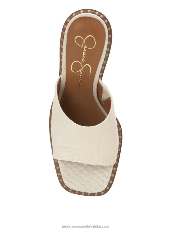 lendrila mule s visokom petom u prirodnoj boji Jessica Simpson PZR6D287