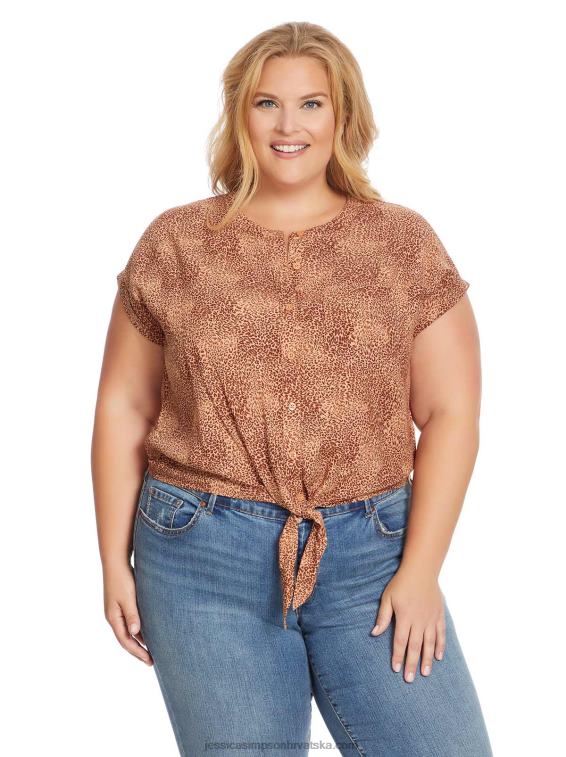 louelle bluza od vijugavog leoparda Jessica Simpson PZR6D719