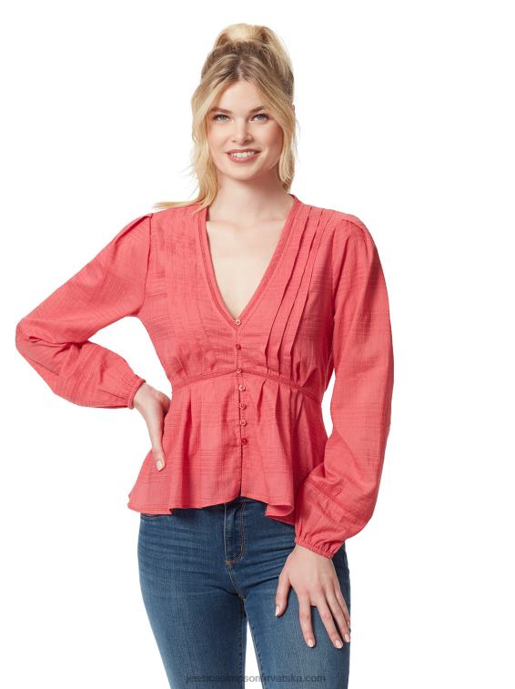 miranda bluza u boji pustinjske ruže Jessica Simpson PZR6D1161