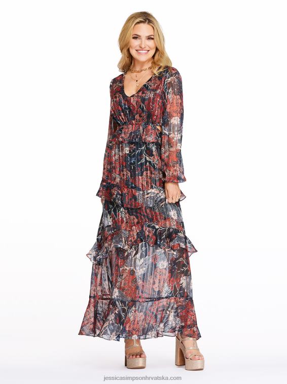 baianca maxi haljina u jesenskim sjećanjima Jessica Simpson PZR6D533