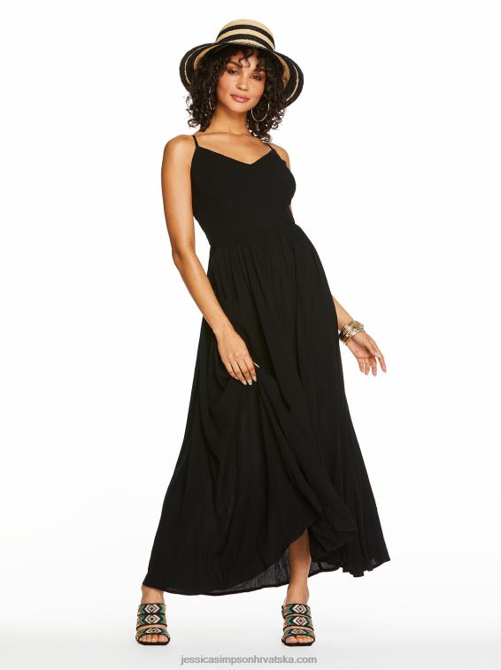 clia cami haljina u crnoj boji Jessica Simpson PZR6D551