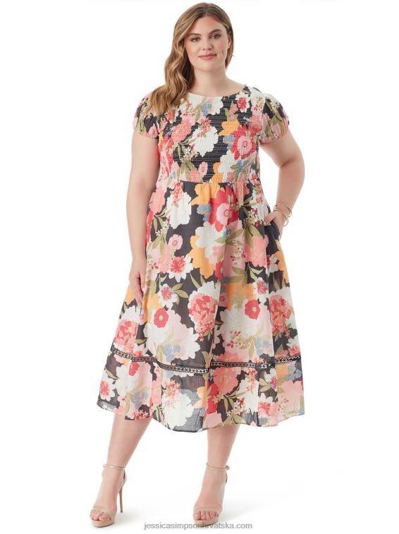 leighten dress in blooms u zaljevu Jessica Simpson PZR6D511