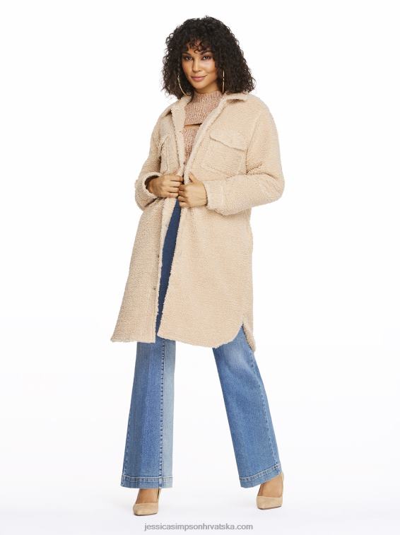 romi shacket u prirodnoj šerpi Jessica Simpson PZR6D577