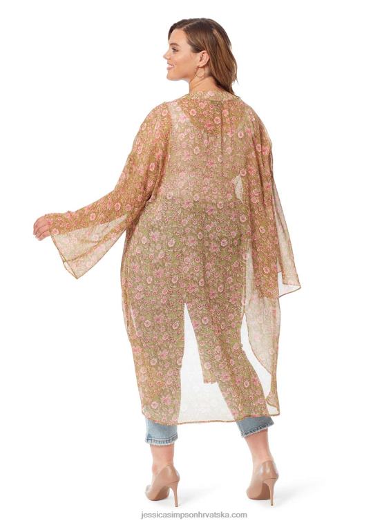 blaine kimono na boa botaničke točkice Jessica Simpson PZR6D635