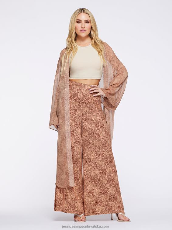 blaine kimono u vijugavom leopardu Jessica Simpson PZR6D634