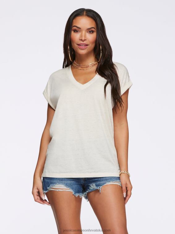 amory tee u pergamentu Jessica Simpson PZR6D715