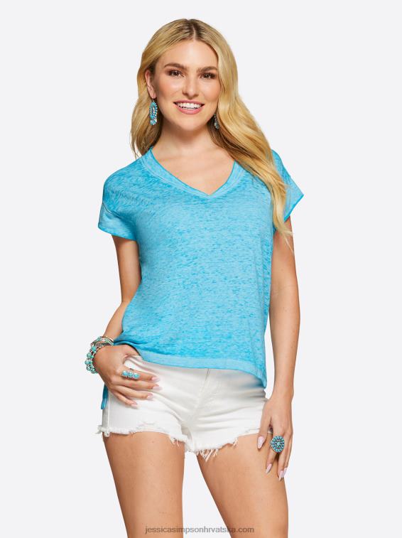 jalin majica u metil plavoj boji Jessica Simpson PZR6D704