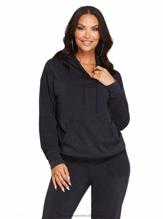 trešnja hoodie u crnoj boji Jessica Simpson PZR6D644