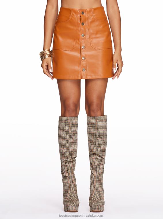 bianca mini suknja od čerpića Jessica Simpson PZR6D377