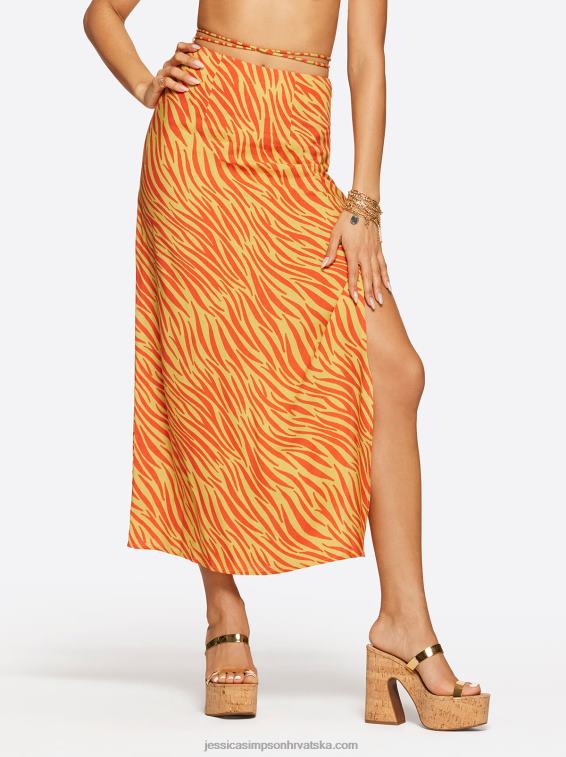 jildie slip suknja u savanna zebrastoj boji Jessica Simpson PZR6D337