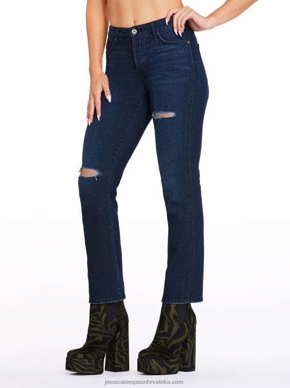 koketirati visok rast straight crop u jet setu Jessica Simpson PZR6D487