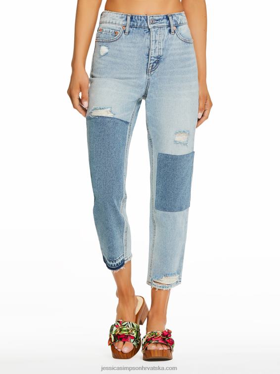 povratne ravne traperice u ljetnom stilu Jessica Simpson PZR6D389