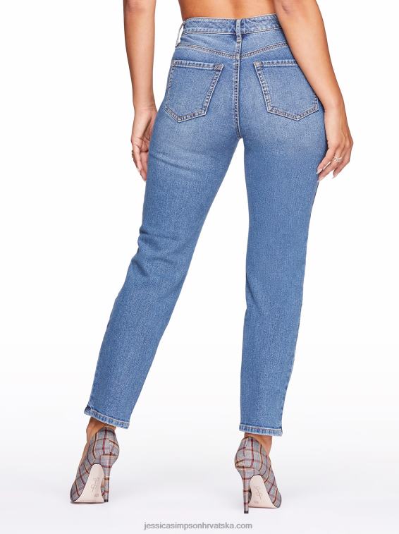 u centru pažnje ravne traperice visokog rasta u on the run Jessica Simpson PZR6D446