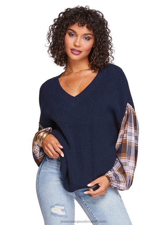 emmeline pulover u crnom irisu Jessica Simpson PZR6D594