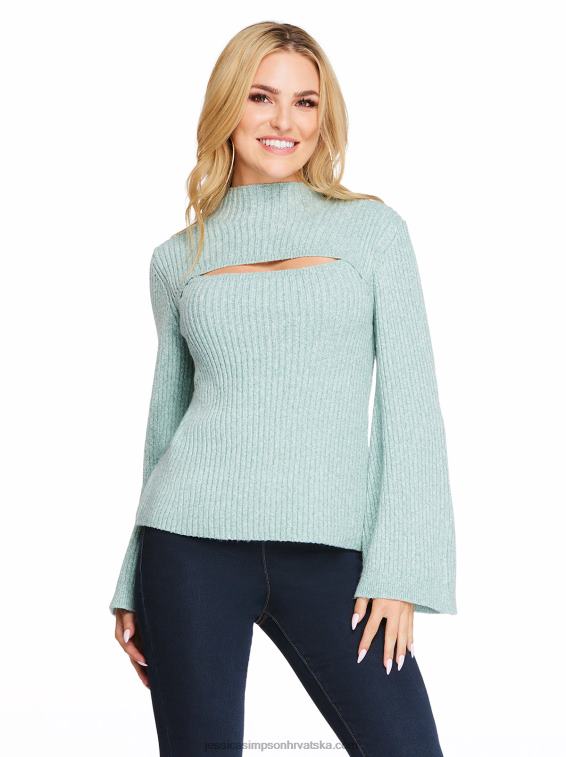 kaida pulover u vinogradarsko zelenoj boji Jessica Simpson PZR6D576