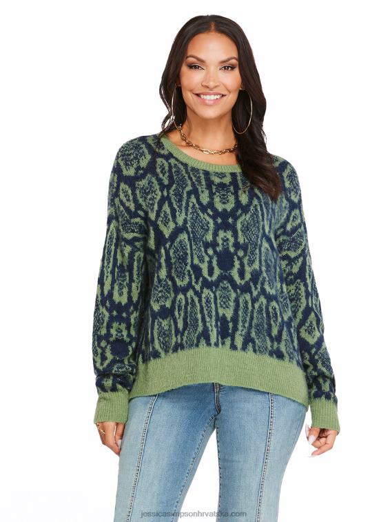 kenna pulover u geo zmiji Jessica Simpson PZR6D578