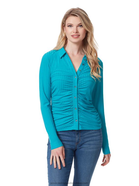 Wren Wrap Top u crijep plavoj boji Jessica Simpson PZR6D755