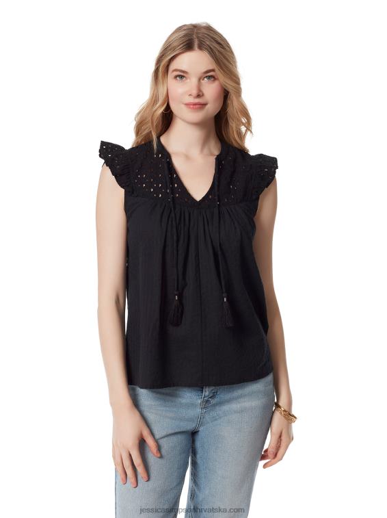 alisha top u crnoj boji Jessica Simpson PZR6D1141