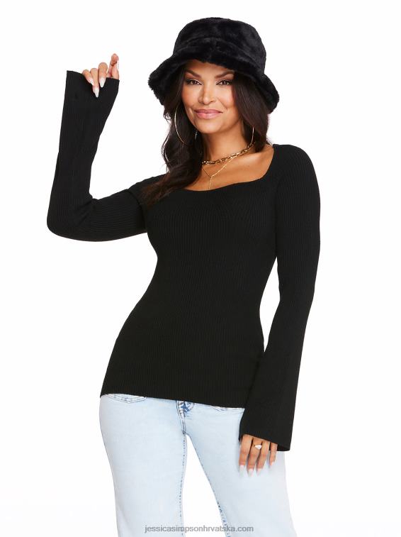 calisata top in infinity u crnoj boji Jessica Simpson PZR6D762