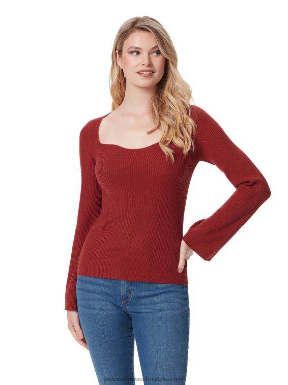 calisata top in infinity u crvenkasto smeđoj boji Jessica Simpson PZR6D763