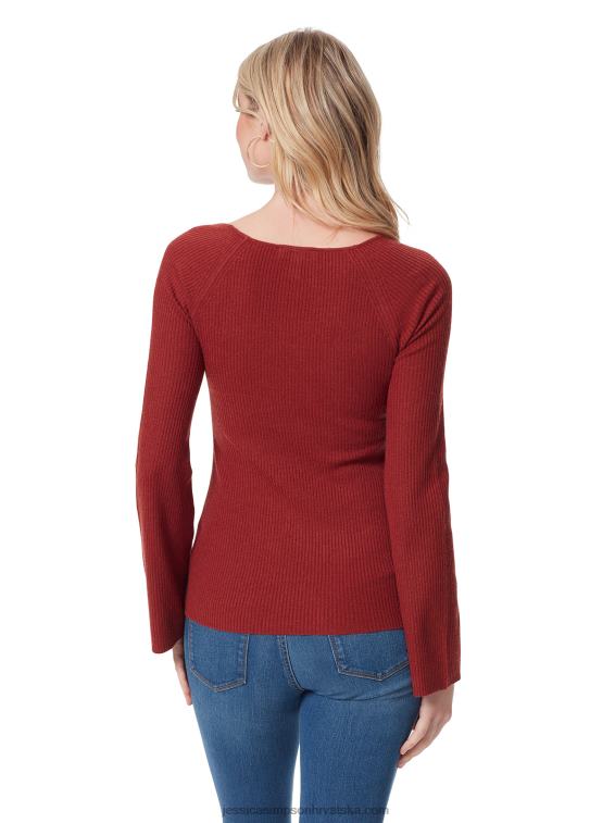 calisata top in infinity u crvenkasto smeđoj boji Jessica Simpson PZR6D763