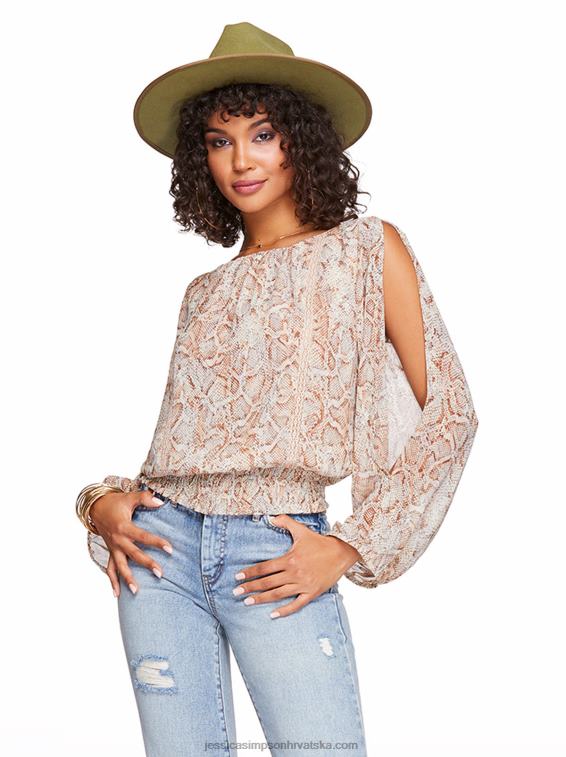 caroline top in shadow snake Jessica Simpson PZR6D1112