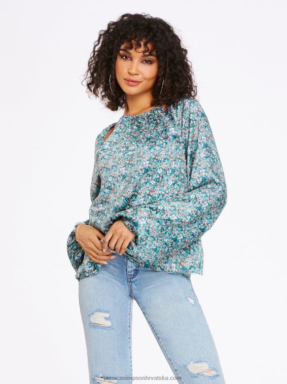 layla top u otkačenim kiticama Jessica Simpson PZR6D745