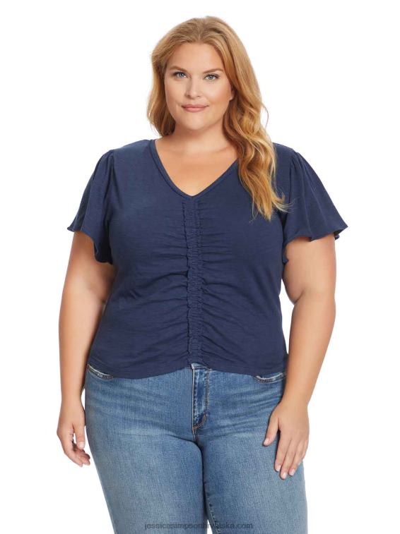 ophelia top u plavoj haljini Jessica Simpson PZR6D734