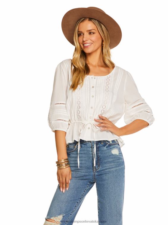 twyla vrh u svijetlo bijeloj boji Jessica Simpson PZR6D1146