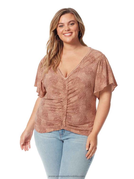vrh ofelije u vijugavom leopardu Jessica Simpson PZR6D732