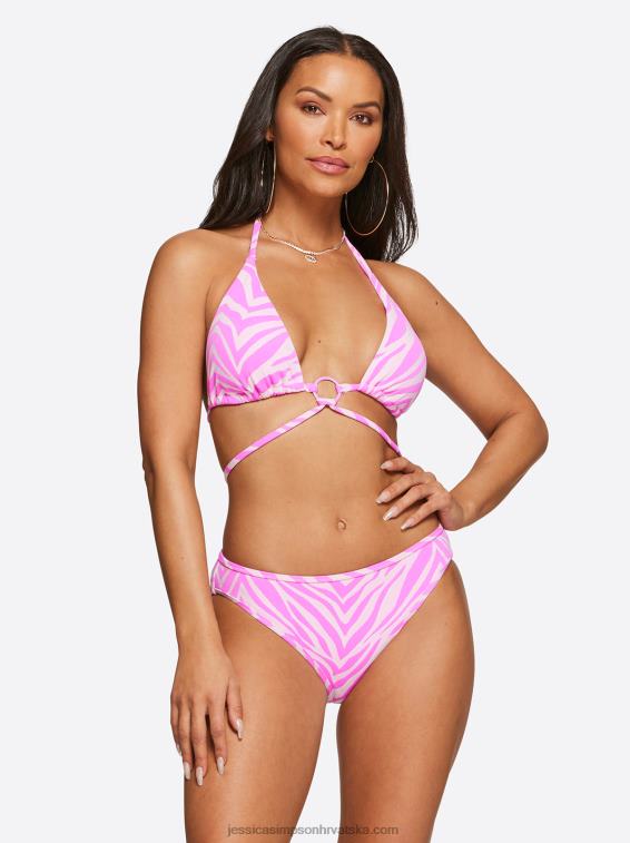 električni vrh u obliku zebra trokuta u tulipanu Jessica Simpson PZR6D804