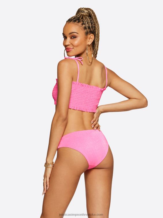 svjetlucavi bombo bandeau top u pop ružičastoj boji Jessica Simpson PZR6D807