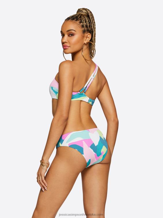 vrhovi i dolina jedno rame top u bijeloj multi Jessica Simpson PZR6D809