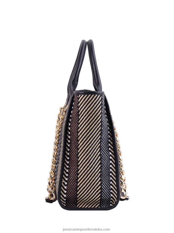 dani tote u crnoj prirodnoj slami Jessica Simpson PZR6D902