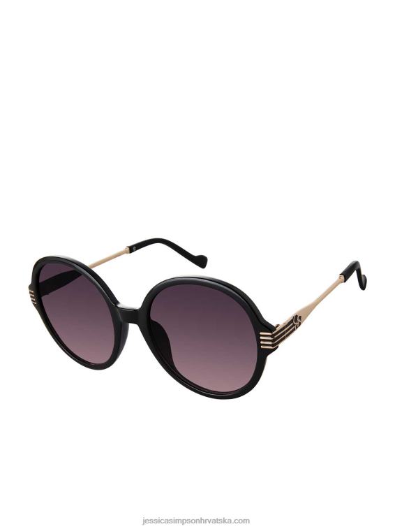 crne okrugle metalne sljepoočnice Jessica Simpson PZR6D1007